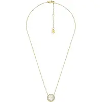 Fossil Ketting goud / transparant / wit