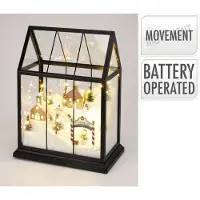 H&S Glazen Huis LED Wintertafereel