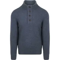 Barbour Half zip trui blauw