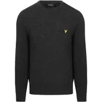 Lyle & Scott Trui zwart gemêleerd