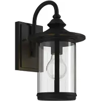 LINDBY Buitenverlichting , Zayn, dimbare, Zwart, Balkon, Metaal, Antiek