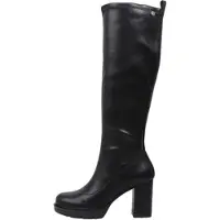 Xti Dames Laarzen 144736 zwart (41), 5 tot 8 cm, Ritssluiting, Casual 14473601-NEGRO