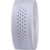 Bbb Cycling Stuurlint Racefiets - Zelfklevende Stuurtape van Microfiber - Lengte: 200cm - Dikte: 2mm - Inclusief Stuurdoppen - Wit - SpeedRibbon BHT-12