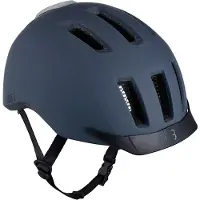 Bbb Cycling Grid Fietshelm met Verlichting - Volwassenen - E-bike en Stadsfiets - Mat Zwart - Maat M - BHE-161
