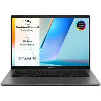 Asus Vivobook S14 S3407QA-SF044W - Copilot+ Laptop - 14 inch - Snapdragon X - 16GB/1000GB - azerty