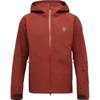 Black Diamond - Ski jassen - M Recon Stretch Shell Iron Red voor Heren van Nylon - Maat L - Rood