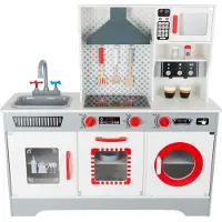 Small Foot Design - Houten Speelkeuken met Wasmachine, 12dlg.