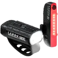 Lezyne Paar Hecto Drive 500XL / Stick Drive Lights Zwart