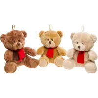 Duckiez Pluche Teddybeer Met Sjaal - 1 stuk