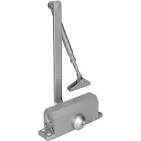 Enzo AXA Deurdranger (model 7505) grijs: voor deuren tot 60 kg met instelbare sluitsnelheid en eindslag - 750503491