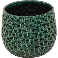 Mega Collections Bloempot Drops Blauw D 15 H 13 Cm