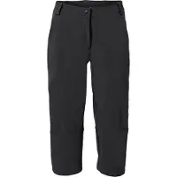 Vaude - Women's Yaras 3/4 Pants - Fietsbroek 40, zwart