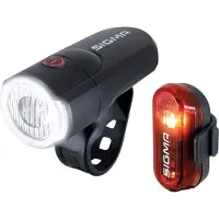 Sigma Fietsverlichting Aura 30 achterbatterij - Om te zien - Unisex - Zwart