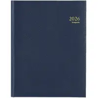 Brepols Timing Lima weekagenda met uurindeling 2027 blauw (1 week per 2 pagina's) 6-talig