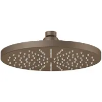 Hotbath Hoofddouche mate opbouw 20 cm verouderd messing living colours