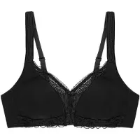 Triumph Niet voorgevormde bh Modern Lace+Cotton | Maat: 75C | Kleur: Black