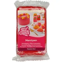 Funcakes marsepein - 250 gram - passion red