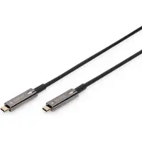 Digitus AK-330160-100-S USB-kabel USB 3.2 Gen 1 (3.1 Gen 1) 10 m USB C Zwart