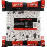 Venco Zwart Witjes - 1 kilo
