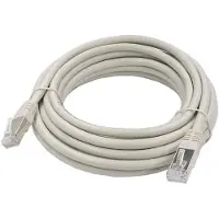 Lineaire Cordon réseau Ethernet-RJ45 F/utp Cat.6 Cuivre 5 m Gris