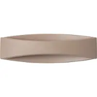 Highlight Strakke Wandlamp Medusa 25cm Zand Bruin