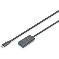 Digitus Actieve verlengkabel, USB 3.0 5Gbps, USB-C - USB-A, 5m