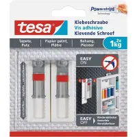 TESA Klevende schroef Tesa behang en pleisterwerk verstelbaar 1kg | 6 stuks