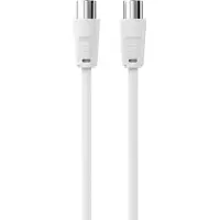 Sinox GO IEC (m) - IEC (v) coaxkabel | wit | 5 meter