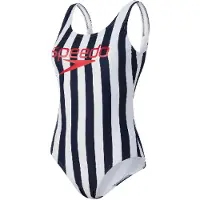 Speedo Ice Cream U-Back Navy/Wit Dames Zwempak