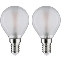 Paulmann 28638 LED-lamp Energielabel G (A - G) E14 3 W Warmwit (Ø x h) 45 mm x 78 mm 2 stuk(s)