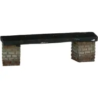 Luville Efteling Kerstdorpminiatuur Bank 8 X 1,5 X 2 Cm