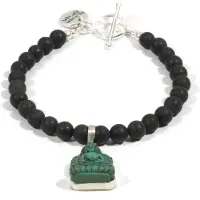 Heaven Eleven - Onyx met 925 zilver boeddha