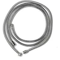 Sapho Set Uittrekbare doucheslangset voor op het blad F1/2"- F1/2",275cm, chroom