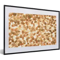 MuchoWow Foto in lijst - Afbeelding volledig gevuld met taugé fotolijst zwart met witte passe-partout 60x40 cm - Poster in lijst (Wanddecoratie woonkamer / slaapkamer)