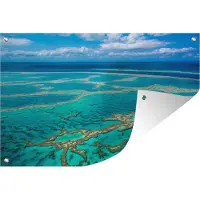 MuchoWow Great Barrier Reef foto afdruk Tuinposter 180x120 cm - Tuindoek / Buitencanvas / Schilderijen voor buiten (tuin decoratie) XXL / Groot formaat!
