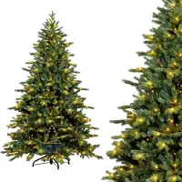Royal christmas - Kunstkerstbomen - Spitsbergen Prelit - 360 cm - PE/PVC - 1450 Led Lampjes - 6371 Takken