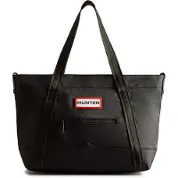 Hunter Tassen Unisex Zwart Nylon Maat ONE