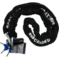 Oxford Anti-diefstal ketting met Patriot hangslot - 12mm x 1.5m