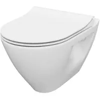 Cersanit Mille - Hangend toilet met SoftClose zitting, CleanOn, wit S701-454