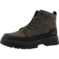 Mustang Veterboots 'Peppin' olijfgroen / zwart
