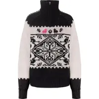 Kari Traa Saga Knit, trui, dames, zwart/wit
