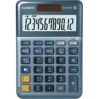 Casio Ms-120em Calculator Blauw