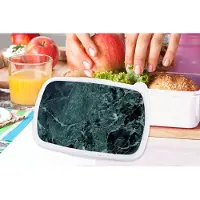 MuchoWow Broodtrommel Wit - Lunchbox - Brooddoos - Marmer - Steen - Textuur - Marmerlook - Design - 18x12x6 cm - Volwassenen