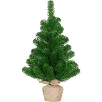 Holiday Tree Burlap tafelboom 45 cm Table Tree 18LED warm wit
