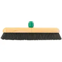 Cleaninq Zaalbezem gemengd haar met steelhouder 40cm