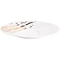 Neo Altom Karolina Splendor Mokkakopje met Schotel 250ml Wit/Goud