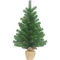 Holiday Tree Burlap tafelboom 60 cm Table Tree 24LED warm wit
