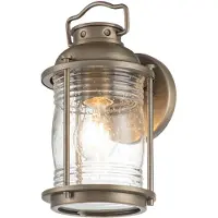 Kichler LED Wand Buitenlamp Ashland Bay | 1X E27 Max 60W | IP44 | Dimbaar | Burnished Bronze