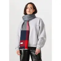 Alpaca Loca Dames Sjaals Blocked Scarf - Multi - Maat ONESIZE