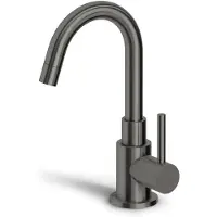 Clou Fonteinkraan Hoog Freddo Geborsteld Gunmetal PVD